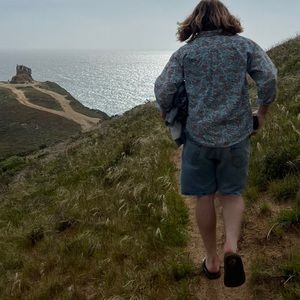 Vintage gap floral pattern button down shirt